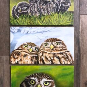 Pasteltekening op Pastelmat van 24x30 cm (kopie)